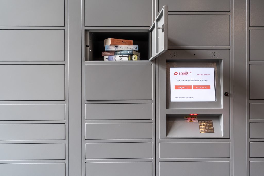 contactless parcel lockers