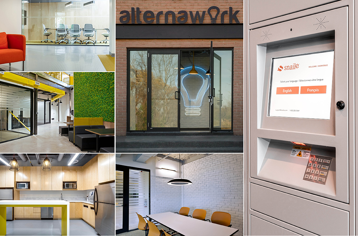 Smart Lockers facilitate secure touchless package delivery at coworking office