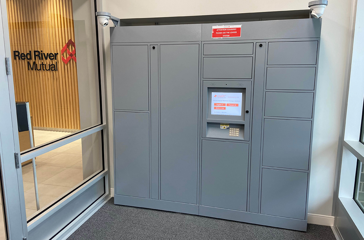 Smart Lockers facilitate contactless delivery and pick-up at Winnipeg’s Red River Mutual