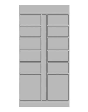 12-Door Shop Drawing