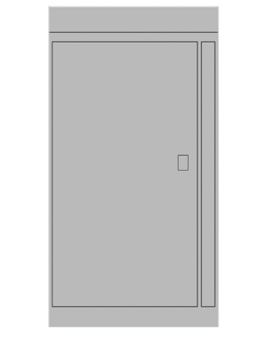 Smart locker 1 door expansion