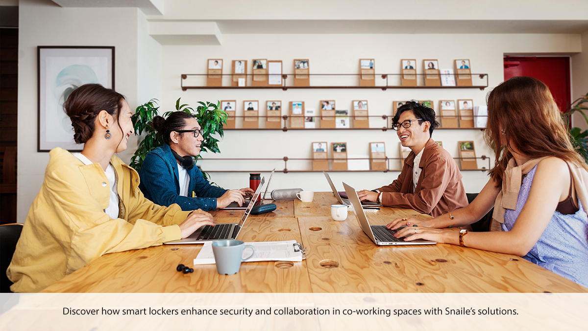 Smart Lockers Enhancing Collaboration in Co-Working Spaces